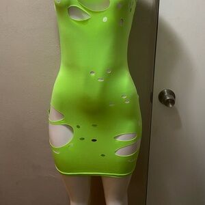 Lime green Dress